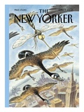 The New Yorker Cover - April 17, 2000 Premium Giclee Print by Peter de Sève