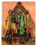 "Loaded Coat Rack", April 14, 1945 Reproduction procédé giclée par John Atherton