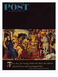 "Adoration of the Magi" Saturday Evening Post Cover, December 26, 1959 Giclée-Druck von Gentile DaFabriano