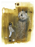 Panda Sweater Reproduction procédé giclée par Lora Zombie