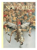 The New Yorker Cover - November 13, 1995 Premium Giclee Print by Peter de Sève