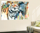 Mr Tiger Posters by Lora Zombie