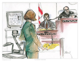 Cross Examination Affiche par Mona Shafer Edwards