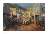 Gold Town Print by Andy Thomas