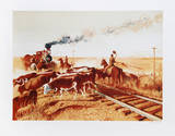 Herd Crossing Limited Edition by John Duillo