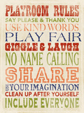 Playroom Rules Poster by Stephanie Marrott