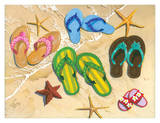 Flip-Flop Family Poster by Scott Westmoreland