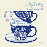 Blue Cups III Prints by Stefania Ferri