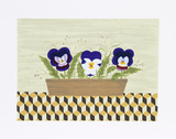 Three Pansies Limited Edition by Mary Faulconer