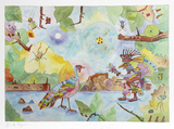 American Turkey and Egyptian God Limited Edition by Aymon de Roussy de Sales