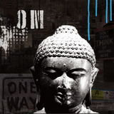 Urban Buddha I Art by Linda Woods