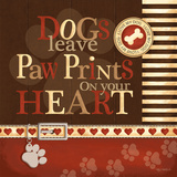 Paw Prints Art by Kathy Middlebrook