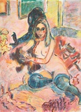Cheryl With Green Stockings Limited Edition by Wayne Ensrud