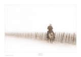 Riding Fence Poster by Robert Dawson