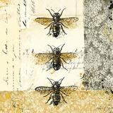 Golden Bees n Butterflies No. 1 Posters by Katie Pertiet