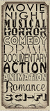 Movie Night Posters by Lisa Wolk
