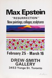 Resurrection, Exhibition of Paintings, Collages & Sculpture Sérigraphie par Max Epstein