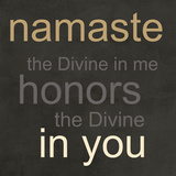 Namaste Affiches par Linda Woods