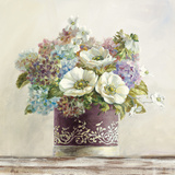 Anemones in Aubergine Hatbox Posters par Danhui Nai