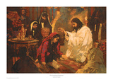 The Annointing of Forgiveness Prints by Michael Dudash