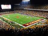 University of Minnesota - Night Game in TCF Bank Stadium Photographic Print