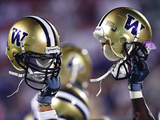 University of Washington - Washington Helmet Raise Fotografisk tryk af Max Waugh