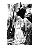 Crones (Revenge of the Vampire, Illustration no. 11) Premium Giclee Print by Martin Mckenna