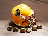 Arizona State University - Arizona State Helmet and Championship Rings Lámina fotográfica