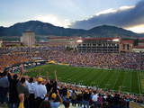 University of Colorado - Game Day at Folsom Field Fotografisk tryk af Tim Benko