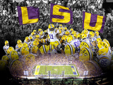 Louisiana State University - LSU Collage Fotografie-Druck
