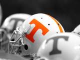 University of Tennessee - Football Helmets Photographic Print