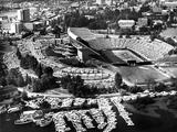 University of Washington - Vintage Aerial View of Husky Stadium Photographic Print