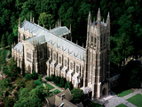 Duke University - Duke Chapel from the Air Photographic Print by Durham Herald-Sun
