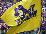 East Carolina University - Flying the Purple and Gold Photographic Print by Rob Goldberg