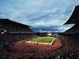 University of Washington - Evening Falls on Husky Stadium Fotografisk tryk