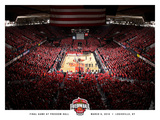 University of Louisville - Freedom Hall Finale- Louisville Basketball Fotografie-Druck