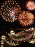 University of Colorado - Folsom Field Fireworks Fotografisk tryk