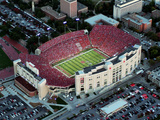 University of Nebraska - Aerial View of Memorial Stadium Photographic Print