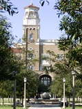 Texas Tech University - English and Philosphy Building Through the Trees Lámina fotográfica