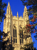 Duke University - Fall Frames Duke Chapel Top Photographic Print