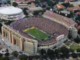 Louisiana State University - Tiger Stadium Aerial Photographic Print