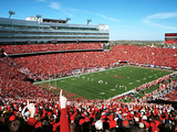University of Nebraska - Kick Off at Memorial Stadium Fotografisk tryk University of Nebraska - Kick Off at Memorial Stadium Fotografisk tryk