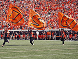 Oklahoma State University - Oklahoma State Football Flags Fotografisk tryk Oklahoma State University - Oklahoma State Football Flags Fotografisk tryk