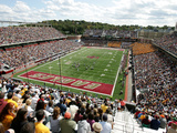 Boston College - Alumni Stadium Fotografisk tryk af John Quackenbos
