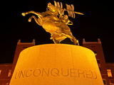 Florida State University - UNConquered Statue at FSU Photographic Print by Mike Olivella