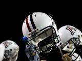 University of Arizona - Arizona Football Helmets Photographic Print