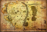 Le Hobbit, 2012 - Carte du voyage Posters