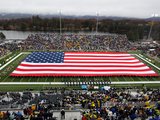 Army (West Point) - American Flag Spans Michie Stadium Fotografisk tryk