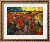 The Red Vineyard at Arles, c.1888 Framed Giclee Print by Vincent van Gogh