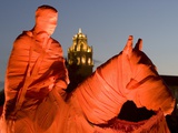 Texas Tech University - Old Will Is Wrapped in Red Lámina fotográfica por Michael Strong